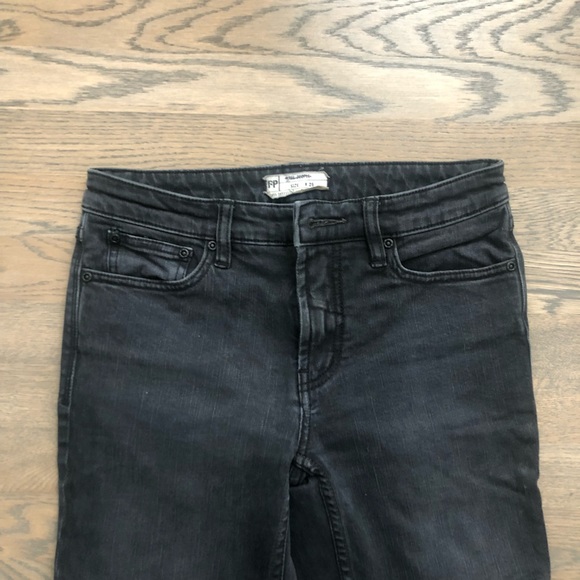 Free People Black Straight Leg Jeans - Picture 4 of 5
